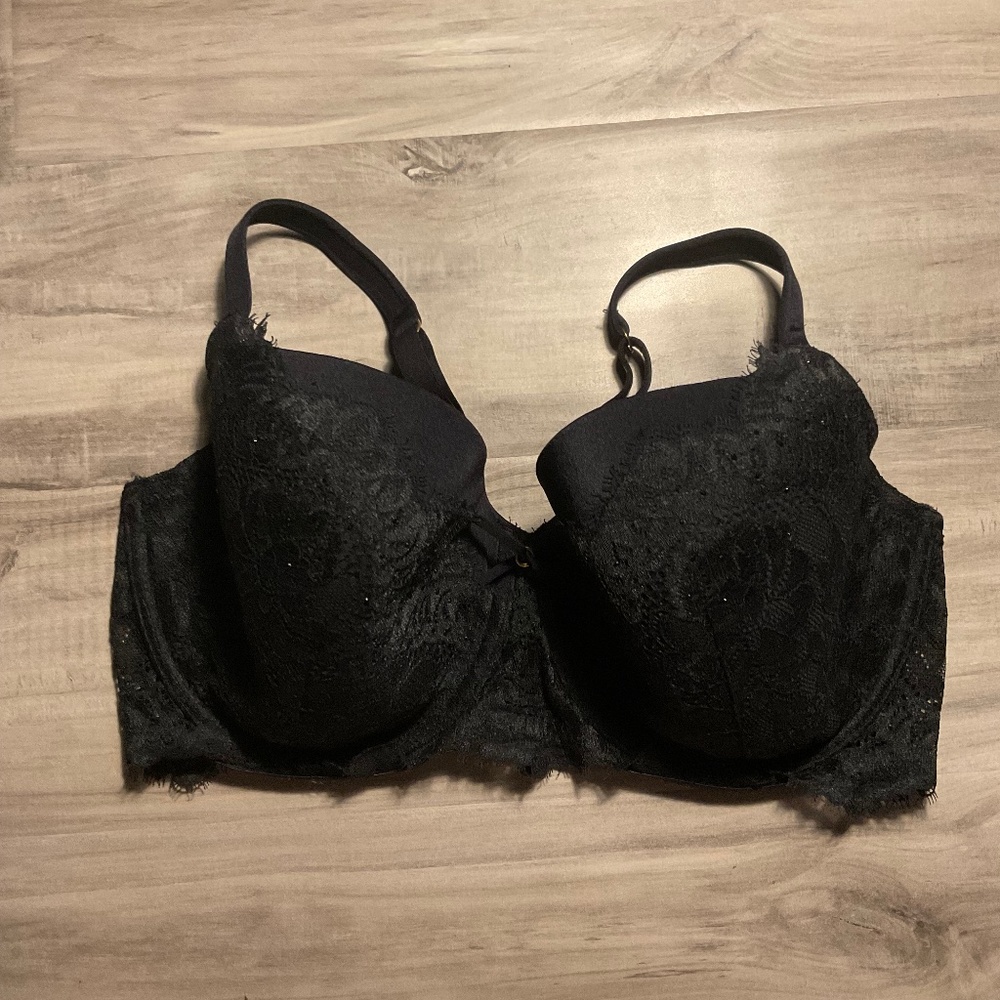 NWOT La senza so free black underwire lace bra
